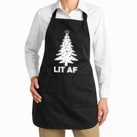 Lit AF Christmas Tree Apron