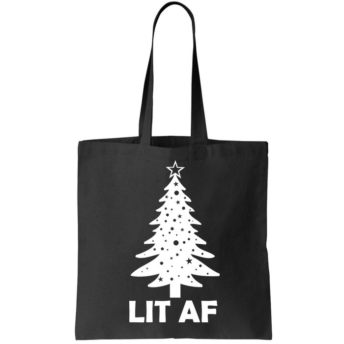 Lit AF Christmas Tree Bag