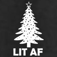 Lit AF Christmas Tree Tumbler