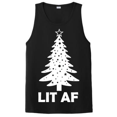 Lit AF Christmas Tree PosiCharge Competitor Tank