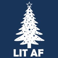 Lit AF Christmas Tree Infant Baby Jersey Bodysuit