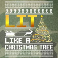 Lit Like a Christmas Tree Funny Ugly Christmas Legacy Tie Dye Trucker Hat