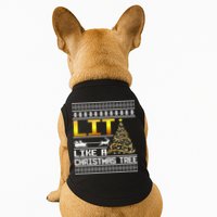 Lit Like a Christmas Tree Funny Ugly Christmas Doggie Tank