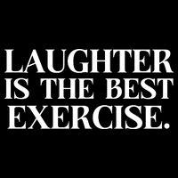 Laughter Is The Best Exercise Laughter Is The Best Medicine Funny Saying Wool Snapback Cap