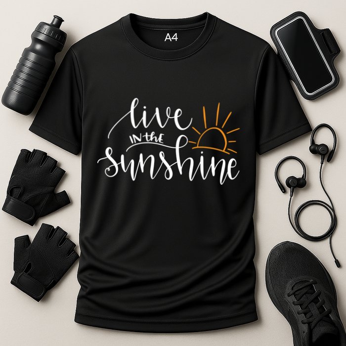 Live In The Sunshine Cooling Performance Crew T-Shirt