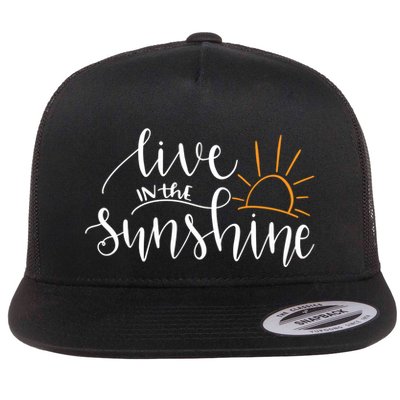 Live In The Sunshine Flatbill Hat