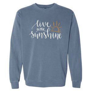 Live In The Sunshine Garment-Dyed Sweatshirt