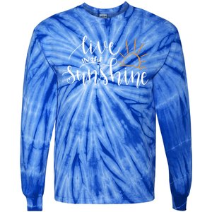 Live In The Sunshine Tie-Dye Long Sleeve Shirt