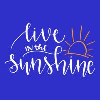 Live In The Sunshine Women's V-Neck T-Shirt