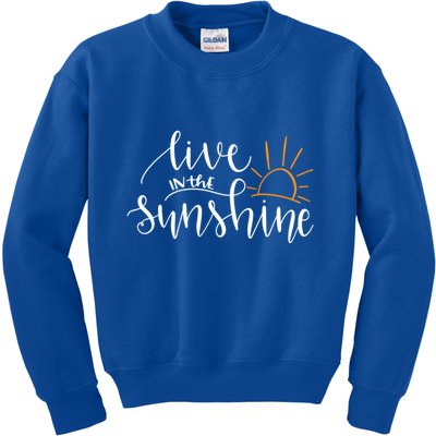 Live In The Sunshine Kids Sweatshirt