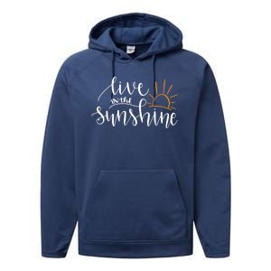 Live In The Sunshine Performance Fleece Hoodie