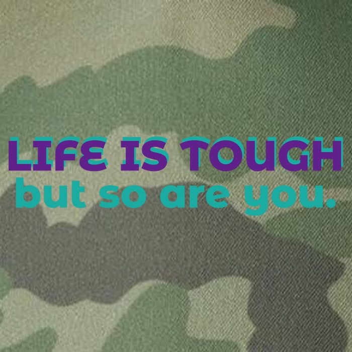 Life Is Tough But So Are You Legacy Tie Dye Trucker Hat