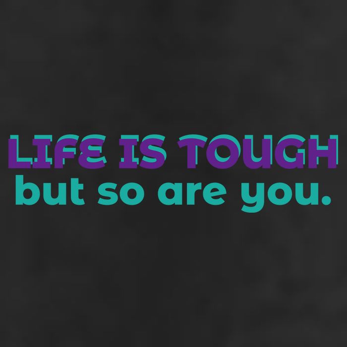 Life Is Tough But So Are You Golf Towel