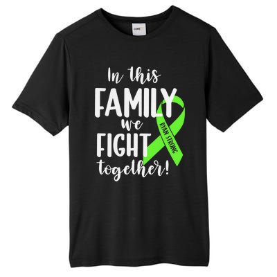 Lymphoma In This Family We Fight Together Team Cancer Lymphoma Ribbon Tall Fusion ChromaSoft Performance T-Shirt