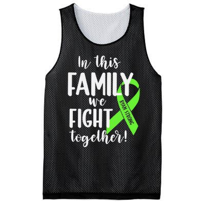 Lymphoma In This Family We Fight Together Team Cancer Lymphoma Ribbon Mesh Reversible Basketball Jersey Tank