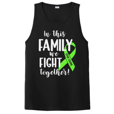 Lymphoma In This Family We Fight Together Team Cancer Lymphoma Ribbon PosiCharge Competitor Tank