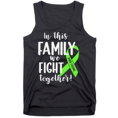 Lymphoma In This Family We Fight Together Team Cancer Lymphoma Ribbon Tank Top