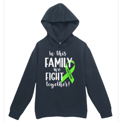 Lymphoma In This Family We Fight Together Team Cancer Lymphoma Ribbon Urban Pullover Hoodie