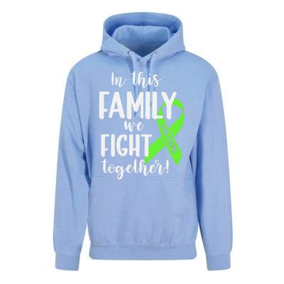 Lymphoma In This Family We Fight Together Team Cancer Lymphoma Ribbon Unisex Surf Hoodie