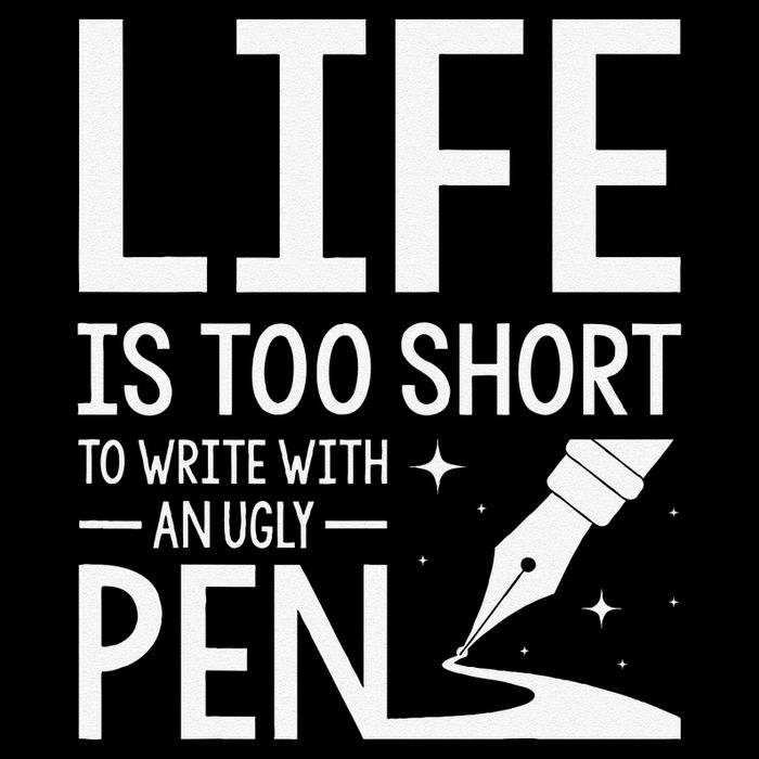 Life Is Too Short To Write With An Ugly Pen Funny Gift 16 in Basic Backpack