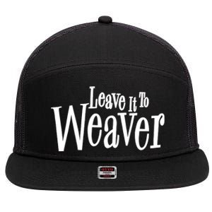 Leave It To Weaver New York Y.A.N.K.E.E.S 7 Panel Mesh Trucker Snapback Hat