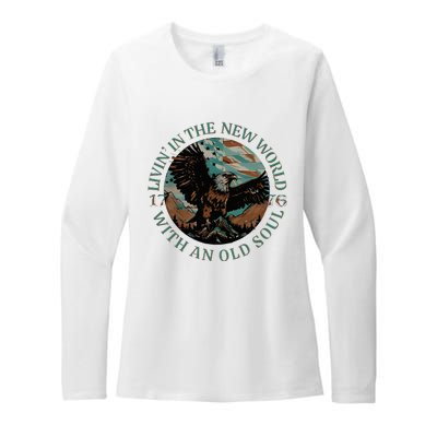 Living In The New World With An Old Soul Womens CVC Long Sleeve Shirt