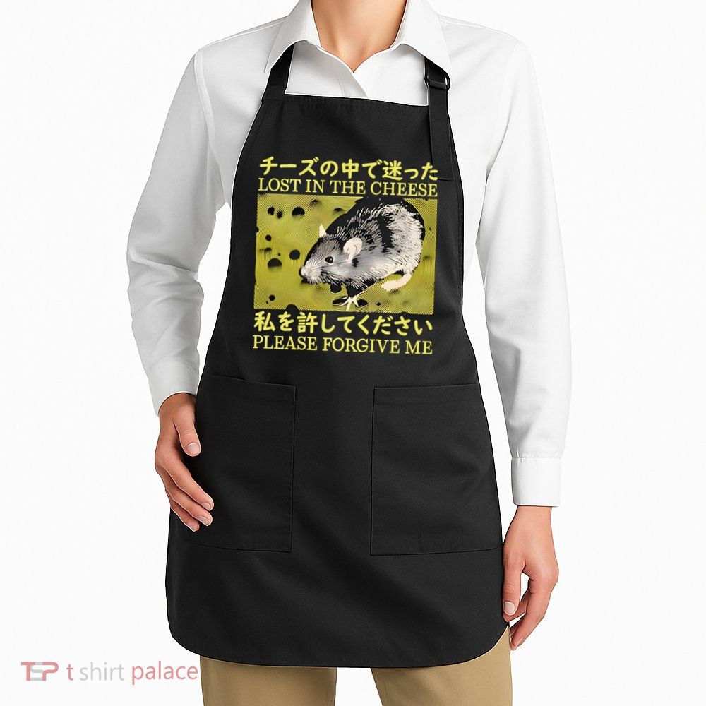 Lost In The Cheese Please Forgive Me Apron