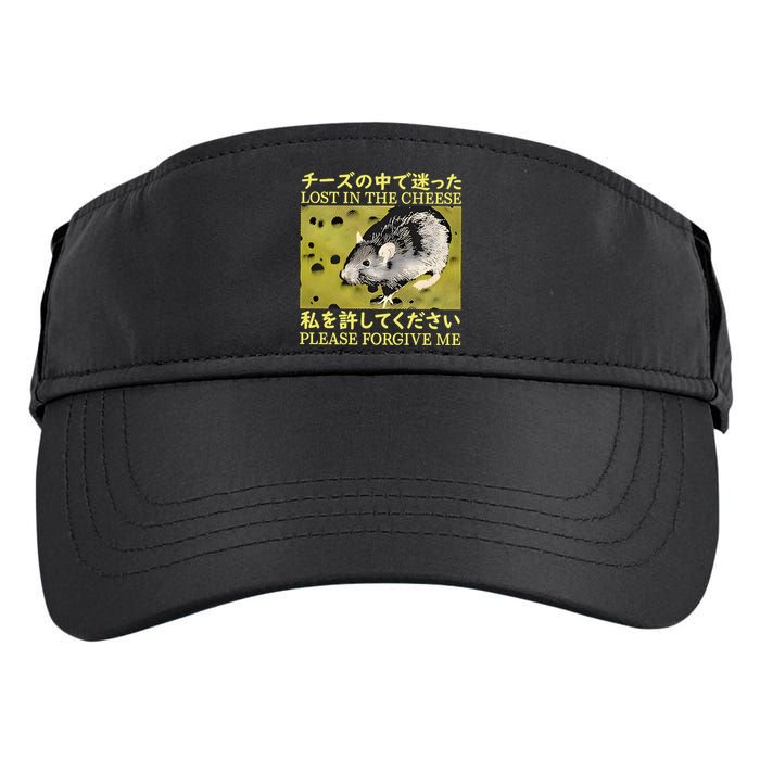 Lost In The Cheese Please Forgive Me Adult Drive Performance Visor