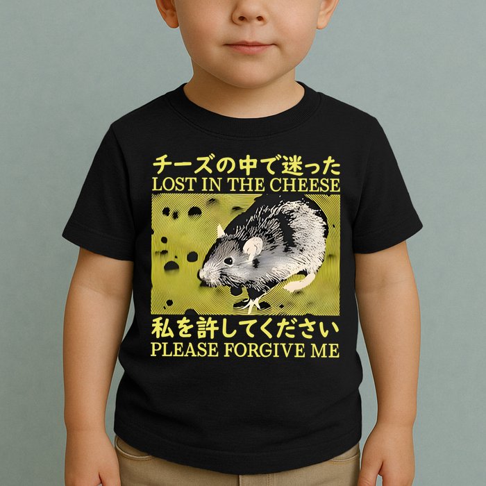 Lost In The Cheese Please Forgive Me Toddler T-Shirt