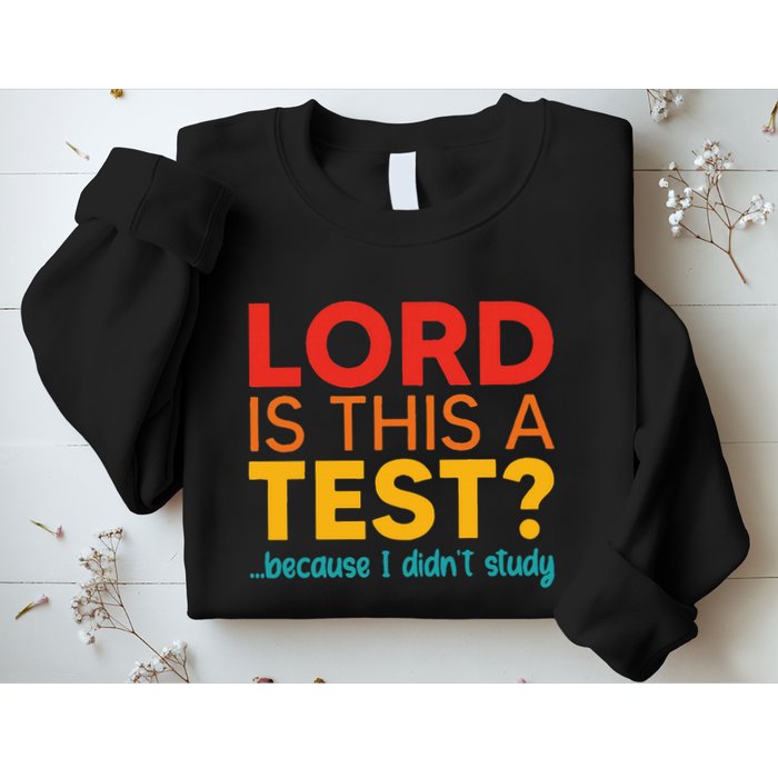 Lord Is This A Test Because I DidnT Study Sweatshirt