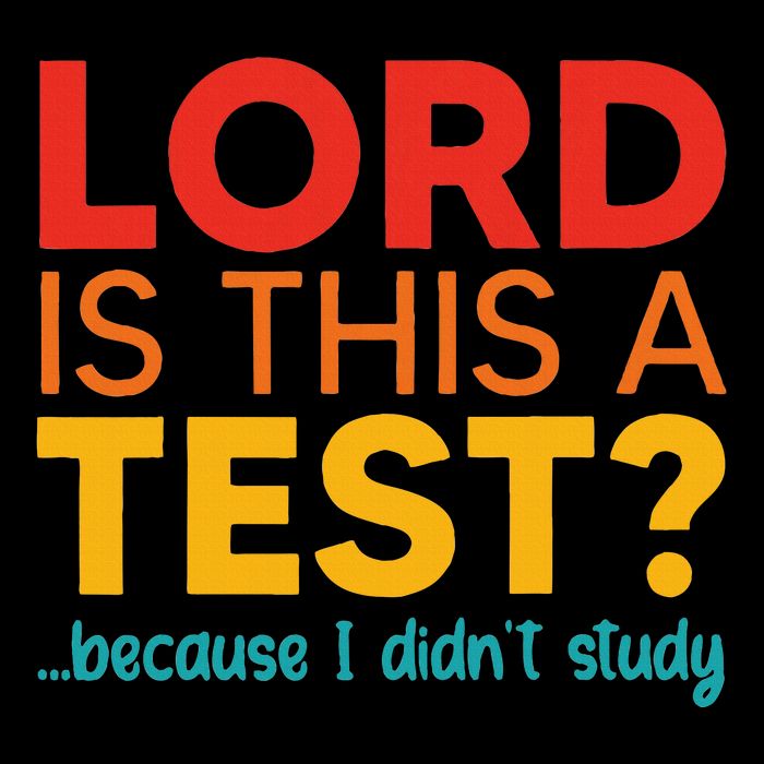 Lord Is This A Test Because I DidnT Study Sweatshirt