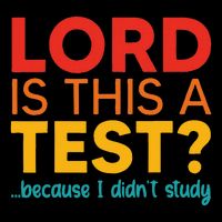 Lord Is This A Test Because I DidnT Study T-Shirt