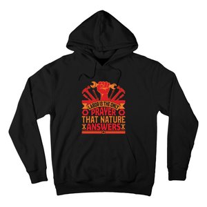 Labor Is The Only Player That Nature Answers Labor Day Gift Hoodie