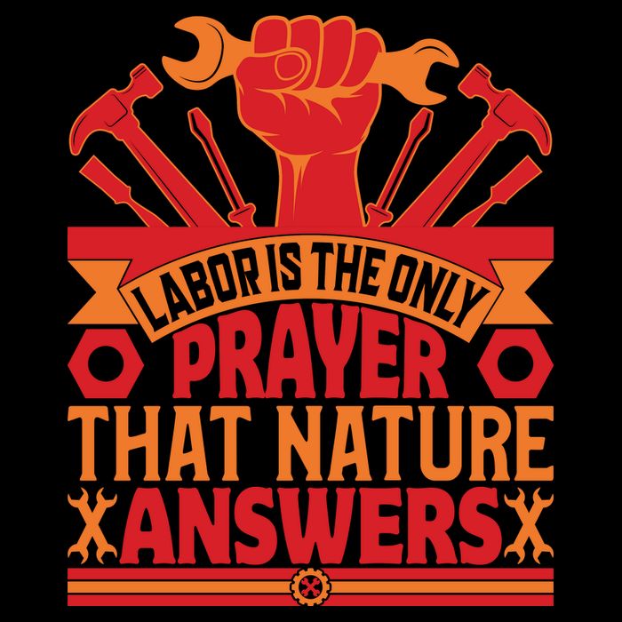 Labor Is The Only Player That Nature Answers Labor Day Gift Backpack