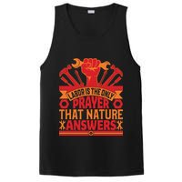 Labor Is The Only Player That Nature Answers Labor Day Gift PosiCharge Competitor Tank