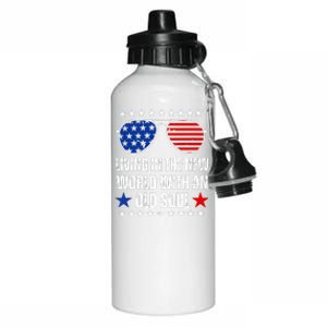 Living In The New World With An Old Soul Aluminum Water Bottle