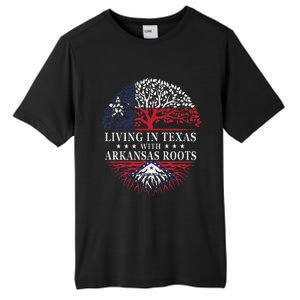 Living In Texas With Arkansas Roots Tall Fusion ChromaSoft Performance T-Shirt