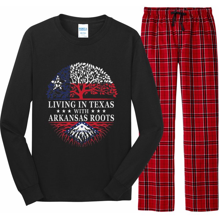 Living In Texas With Arkansas Roots Long Sleeve Pajama Set