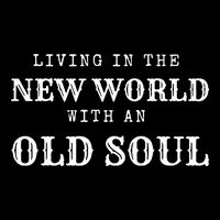 Living In The New World With An Old Soul Short Acrylic Beanie