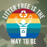 Litterfree Is The Way To Be DonT Litter Earth Day Recycle Stop Littering Legacy Tie Dye Trucker Hat
