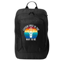 Litterfree Is The Way To Be DonT Litter Earth Day Recycle Stop Littering City Backpack