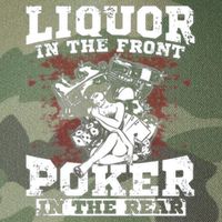Liquor In The Front Poker In The Rear Awesome Legacy Tie Dye Trucker Hat