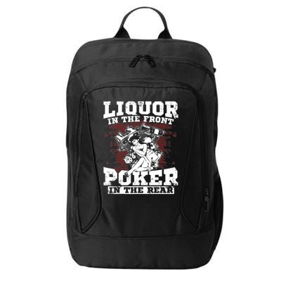 Liquor In The Front Poker In The Rear Awesome City Backpack