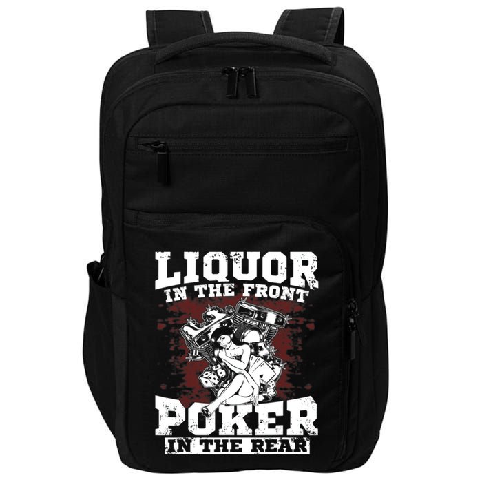 Liquor In The Front Poker In The Rear Awesome Impact Tech Backpack