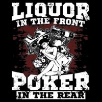 Liquor In The Front Poker In The Rear Awesome 16 in Basic Backpack