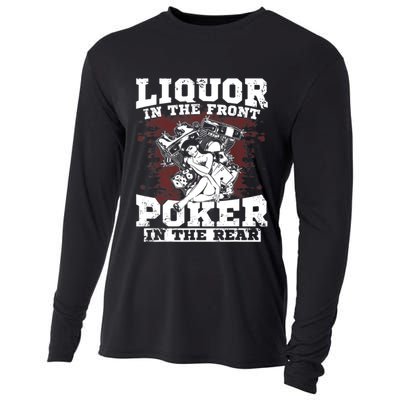 Liquor In The Front Poker In The Rear Awesome Cooling Performance Long Sleeve Crew