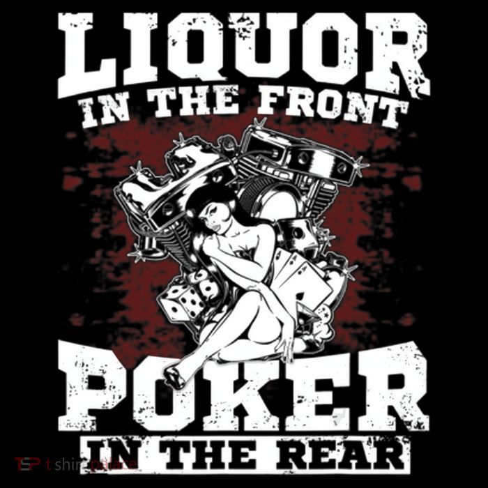 Liquor In The Front Poker In The Rear Awesome Zip Tote Bag
