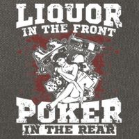 Liquor In The Front Poker In The Rear Awesome Cotton Canvas Backpack