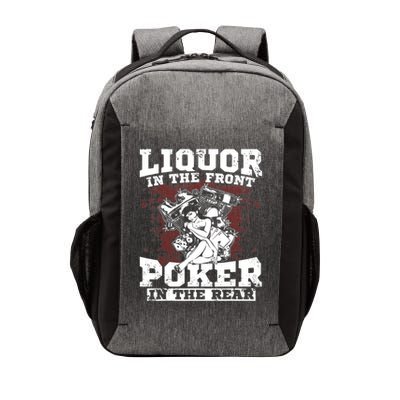 Liquor In The Front Poker In The Rear Awesome Vector Backpack