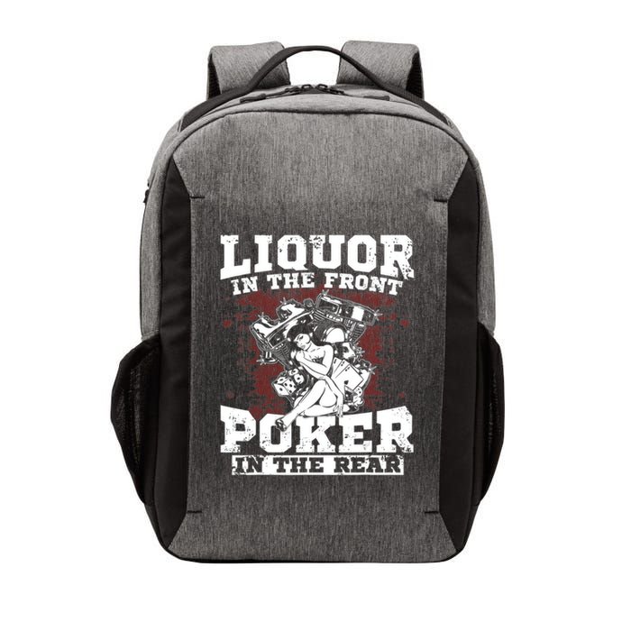 Liquor In The Front Poker In The Rear Awesome Vector Backpack